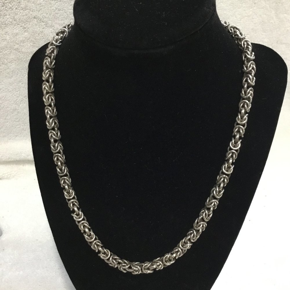 Ornate Sterling Silver Necklace